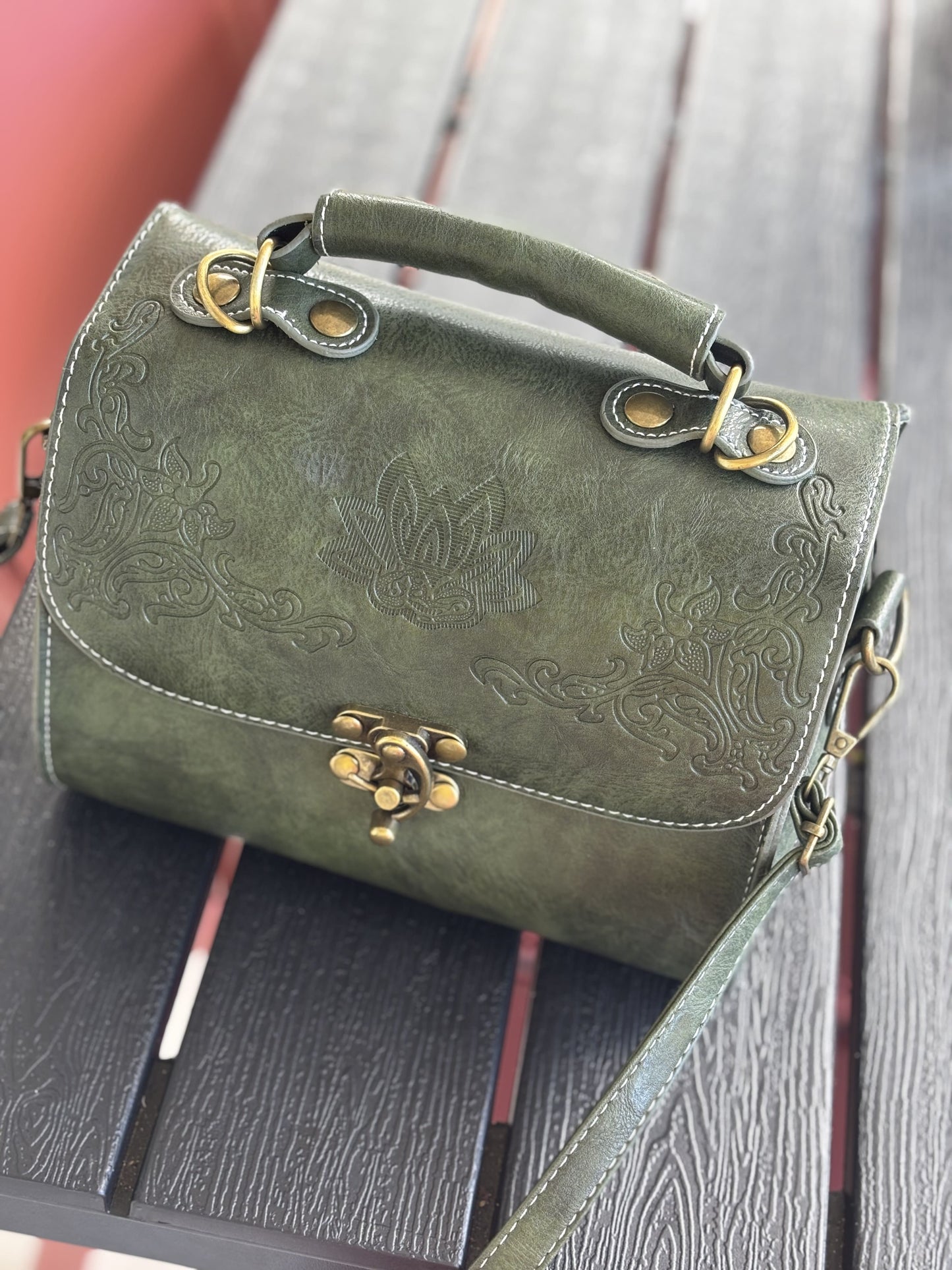 sac baroque vert foret